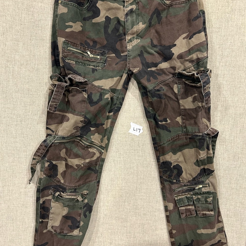 Reason Camouflage Straight Leg Pants